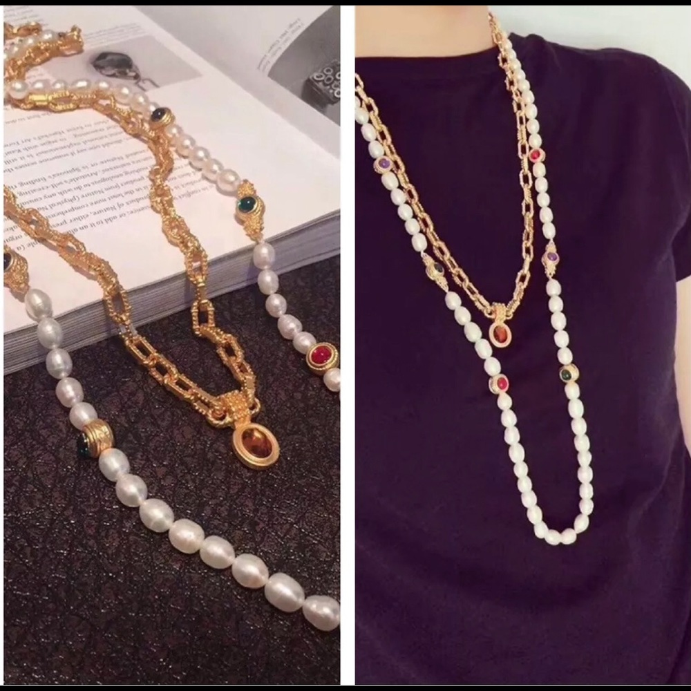 Gripioux style Freshwater pearl Necklace